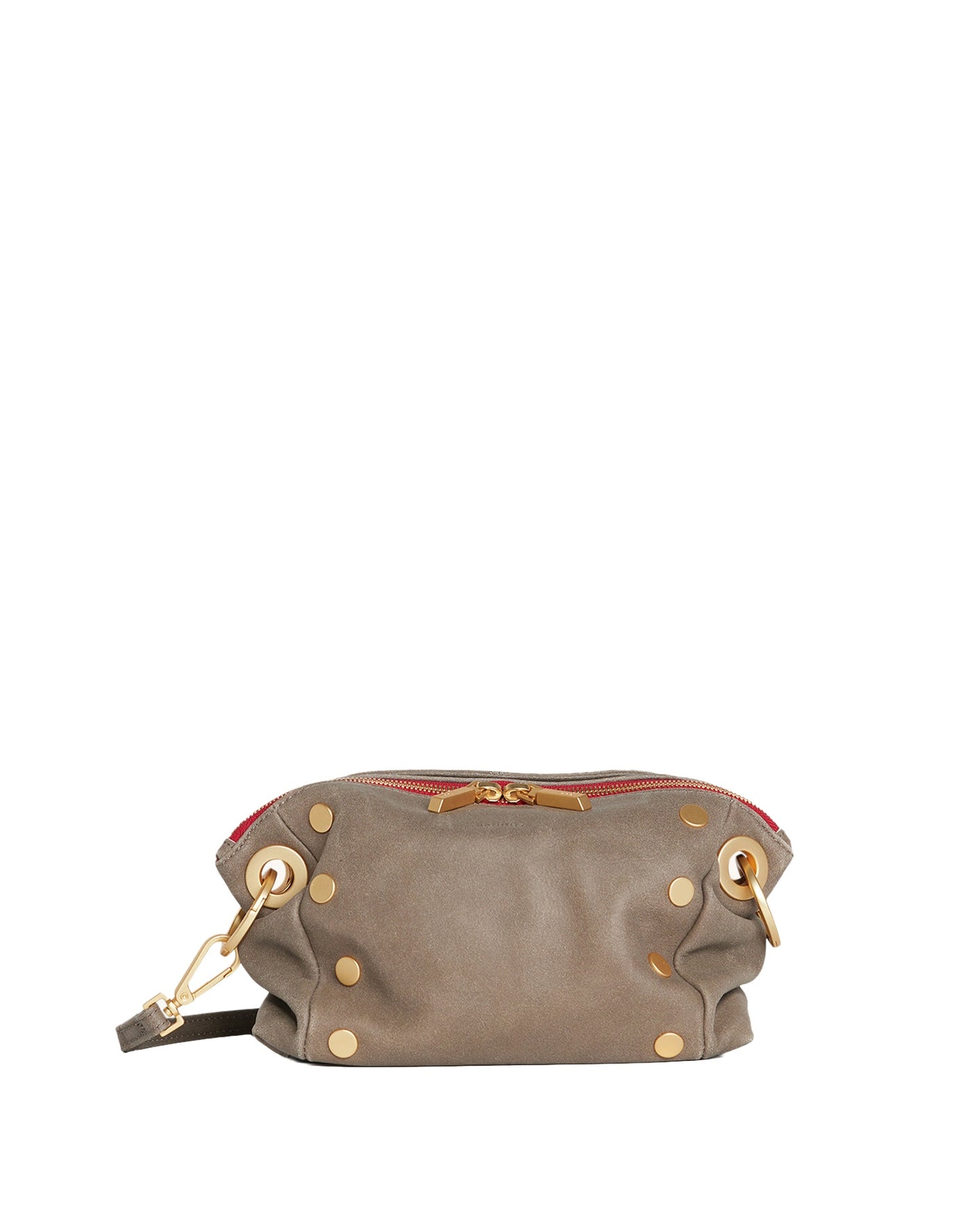 Pewter/Brushed Gold Red Zip