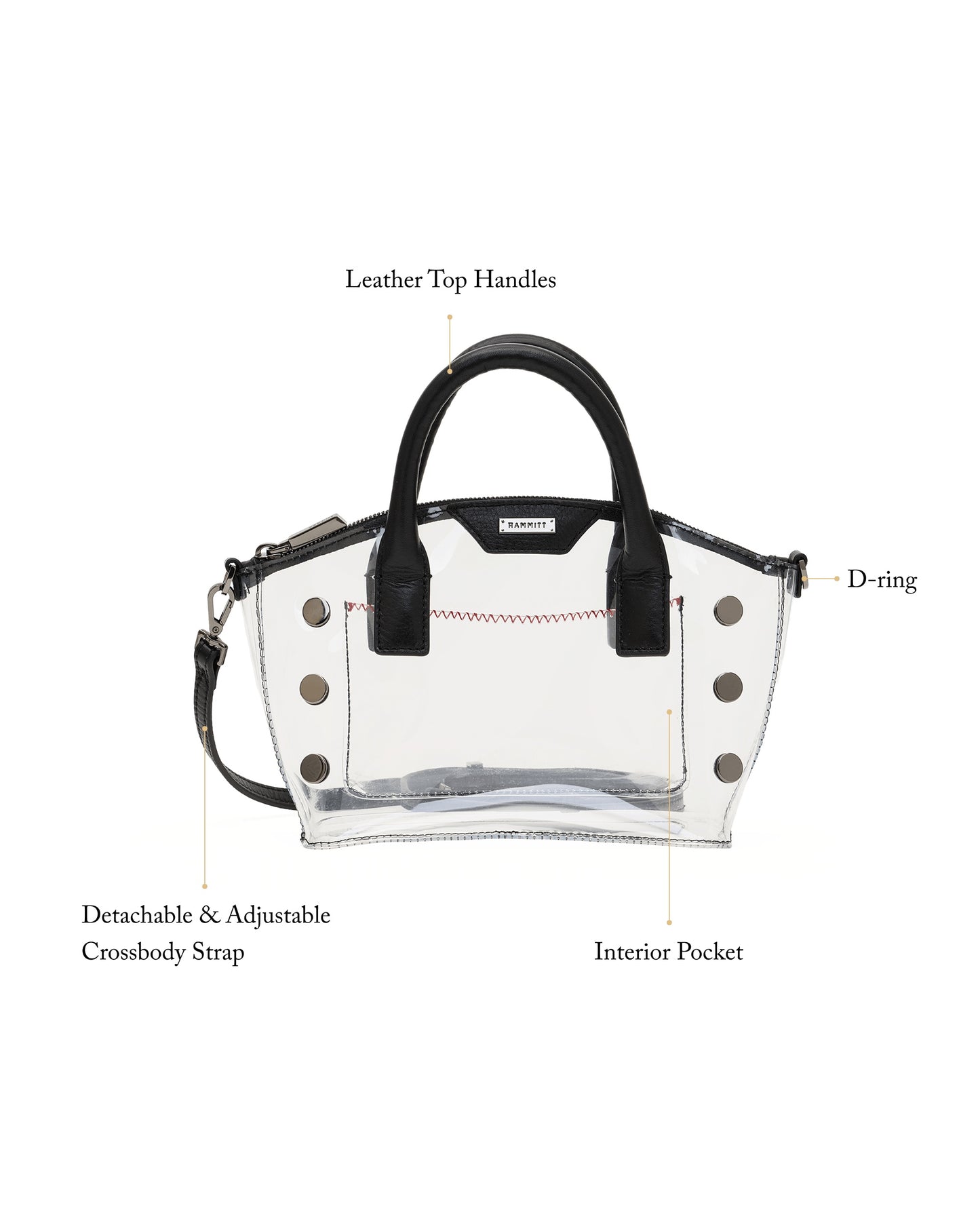 Hammitt Paula Clear One Size - Crossbody Clear bag
