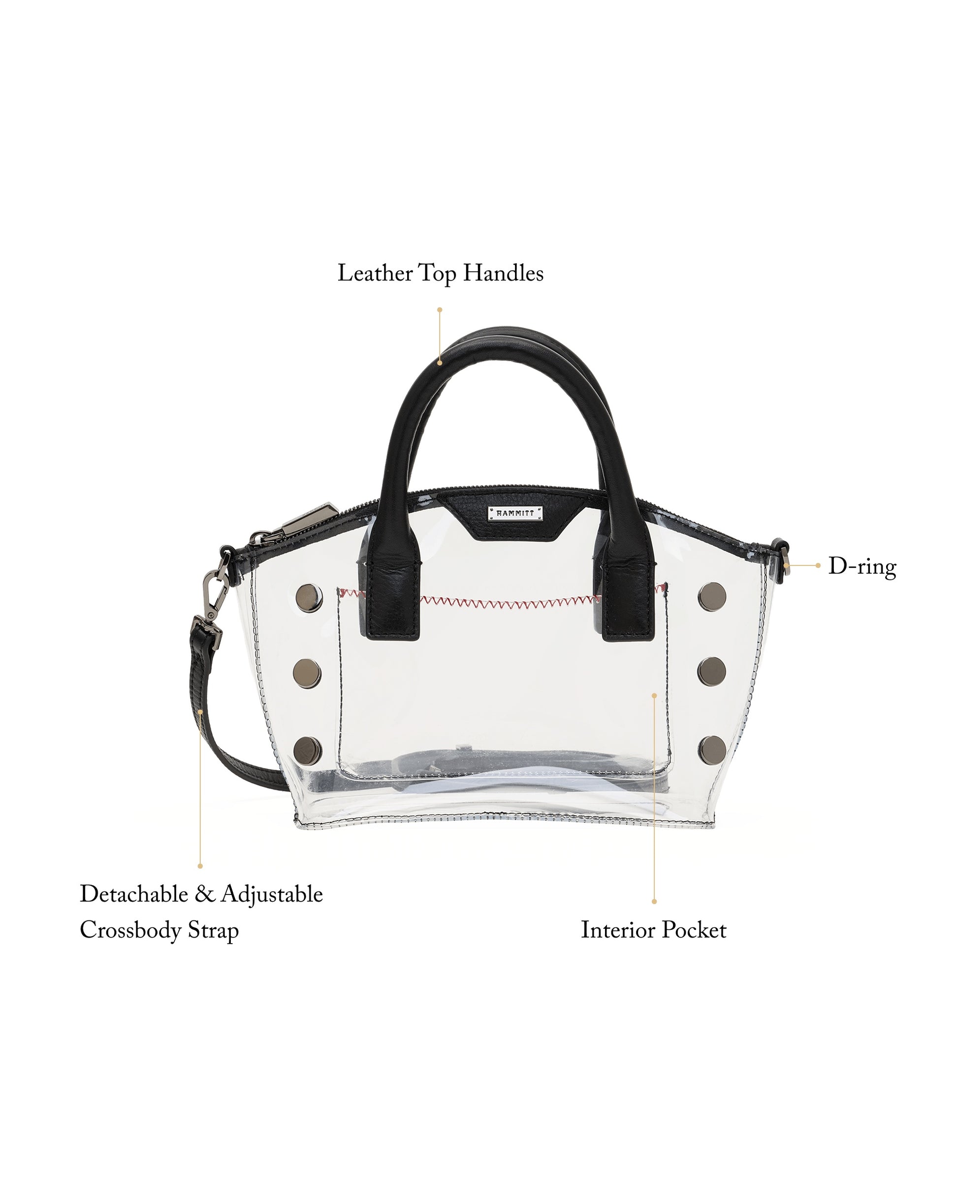 Hammitt Paula Clear One Size - Crossbody Clear bag