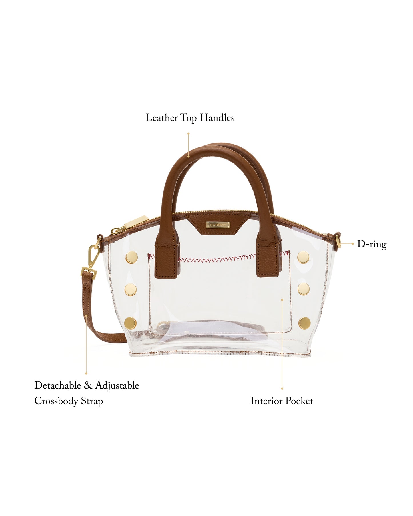 Hammitt Paula Clear One Size - Crossbody Clear bag
