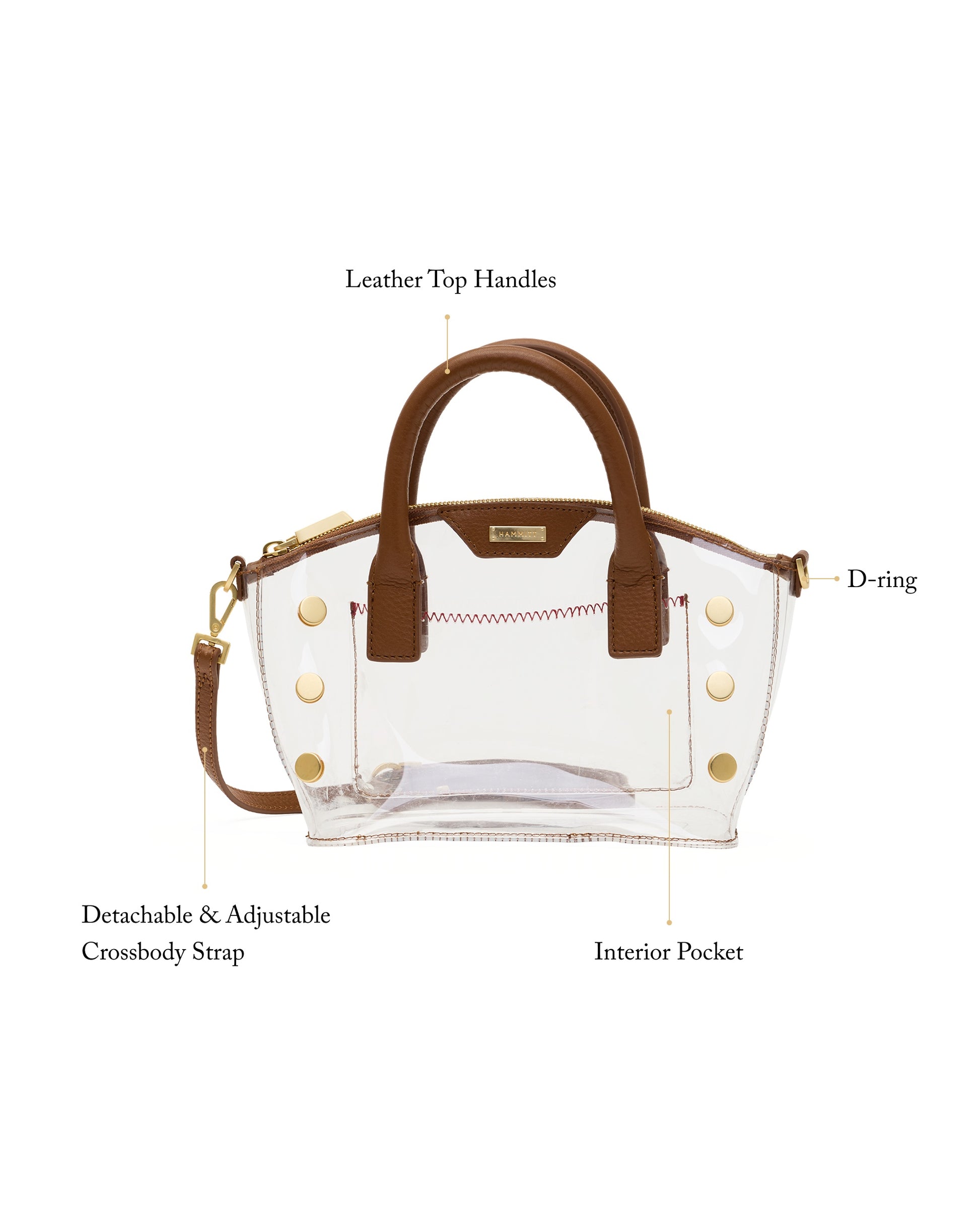 Hammitt Paula Clear One Size - Crossbody Clear bag
