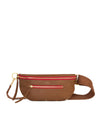 Mahogany Pebble/Brushed Gold Red Zip 01