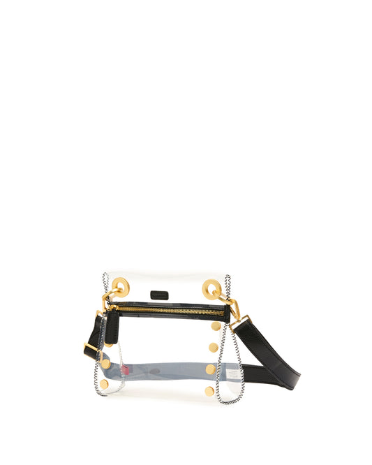 Hammitt Tony Clear  Small - Soft Leather Crossbody Bag