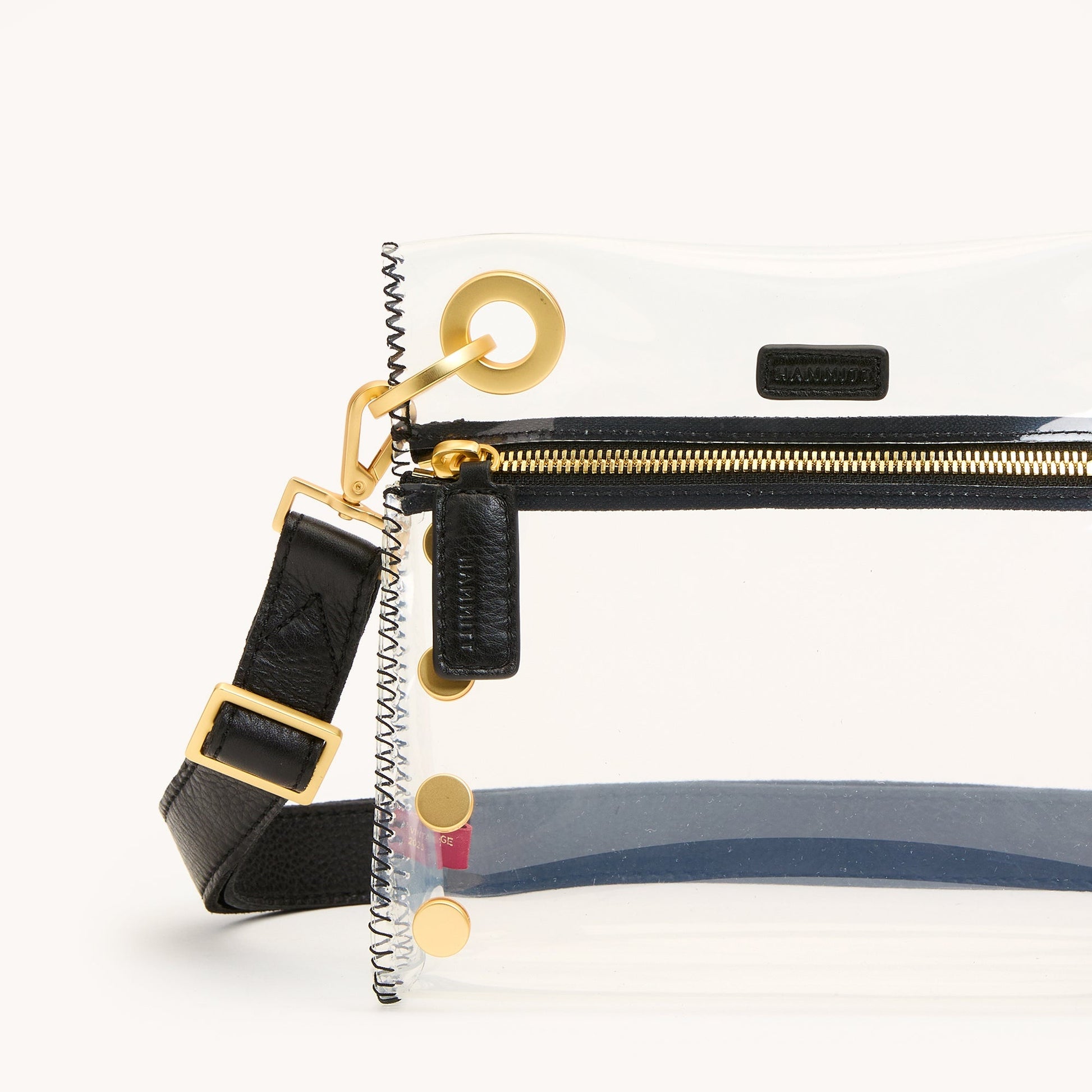 Hammitt Tony Clear  Small - Soft Leather Crossbody Bag