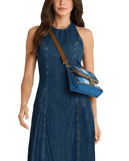 Hammitt Beverly Medium - Denim Crossbody