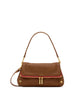 Mahogany Pebble/Brushed Gold Red Zip