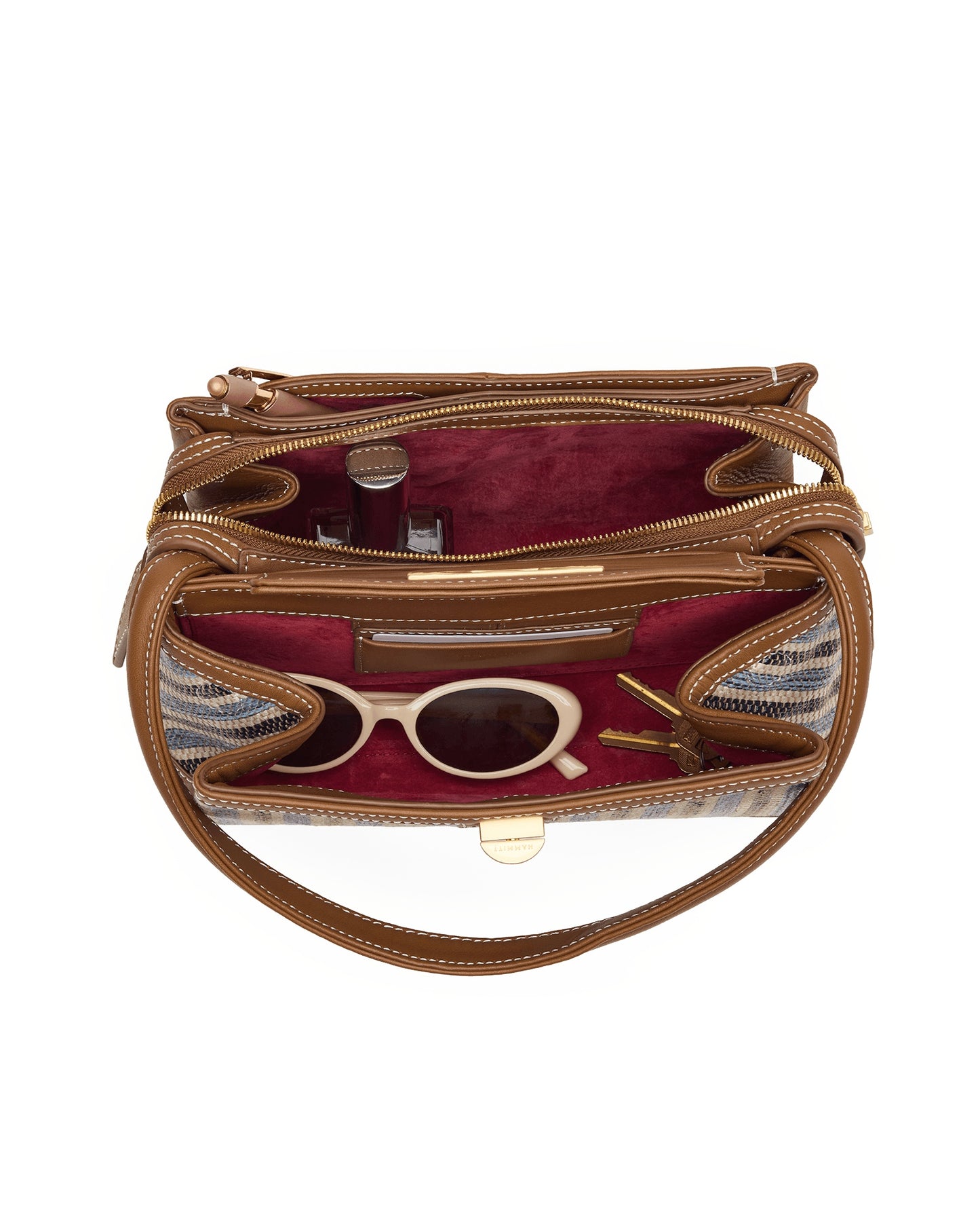 Hammitt Charlotte Medium - Denim Shoulder Bag