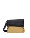 Noir Smooth Raffia/Gunmetal