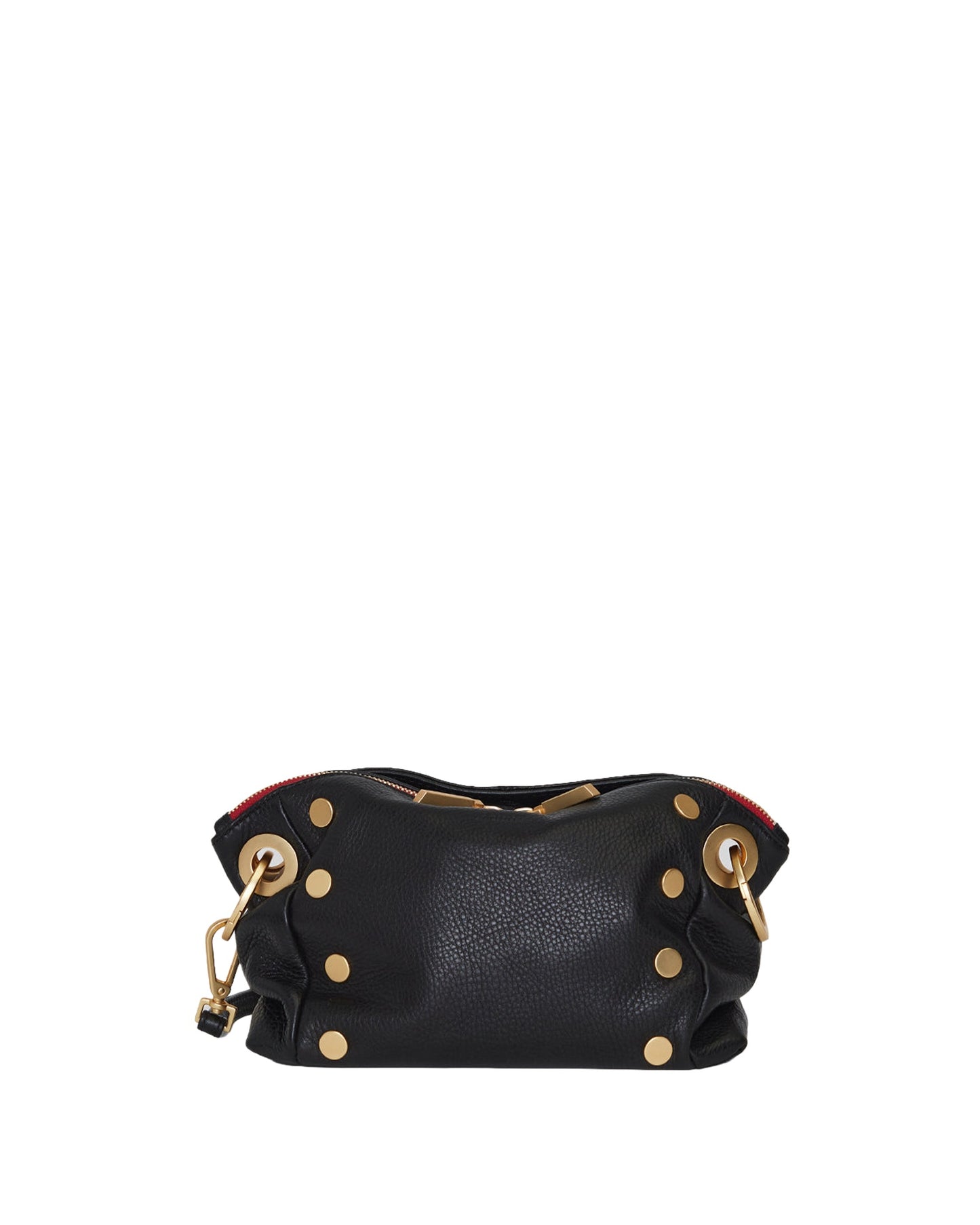 Black/Brushed Gold Red Zip