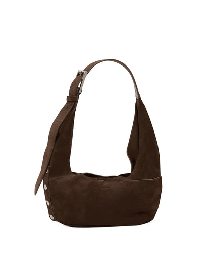 Belted Suede/Gunmetal