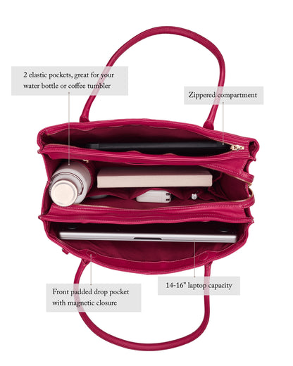 Hammitt Elle Work Carry One Size - Leather Tote Bag