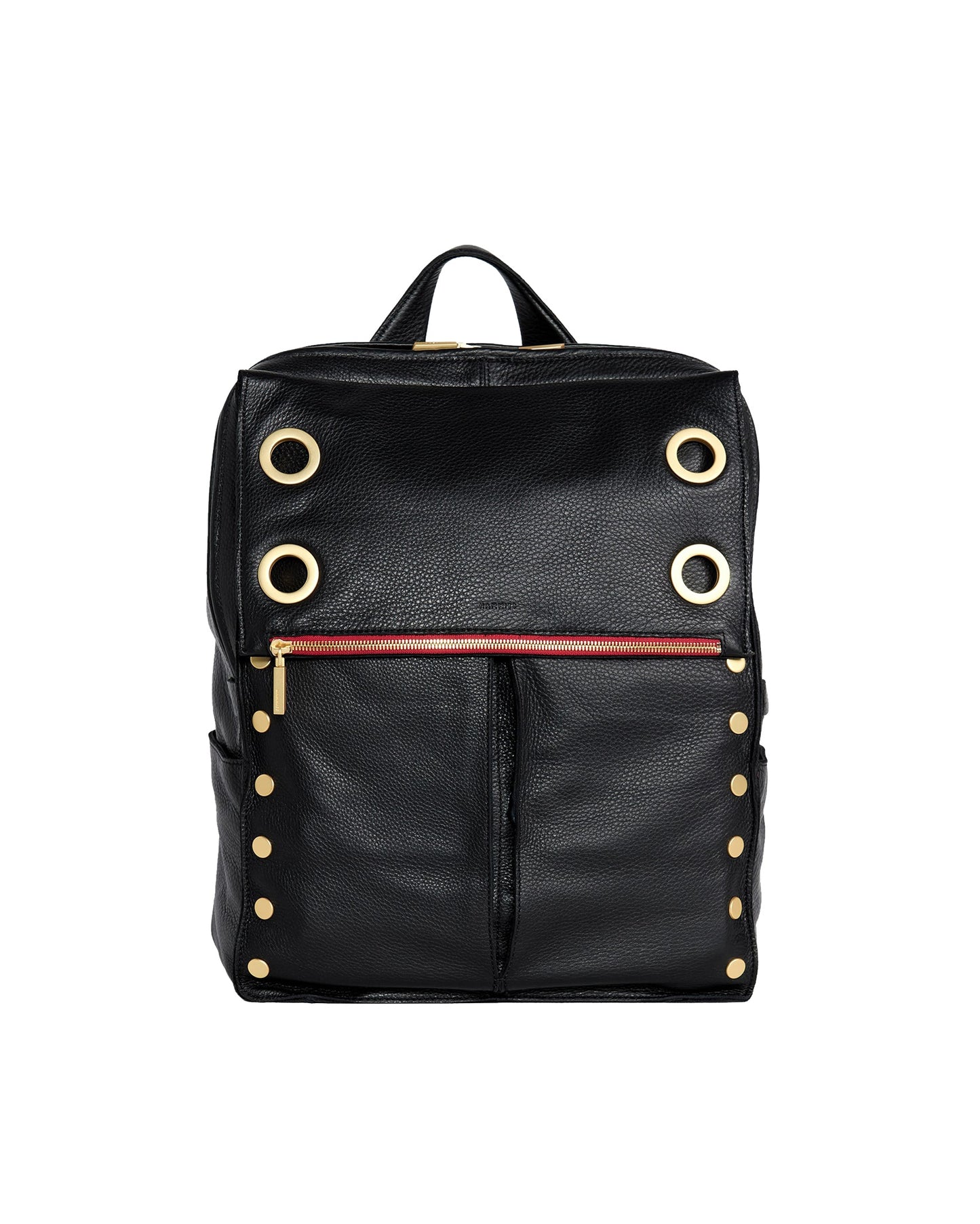 Black/Brushed Gold Red Zip