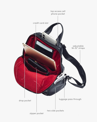 Hammitt Hunter  Medium - Soft Leather Mini Backpack