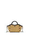 Noir Smooth Raffia/Gunmetal