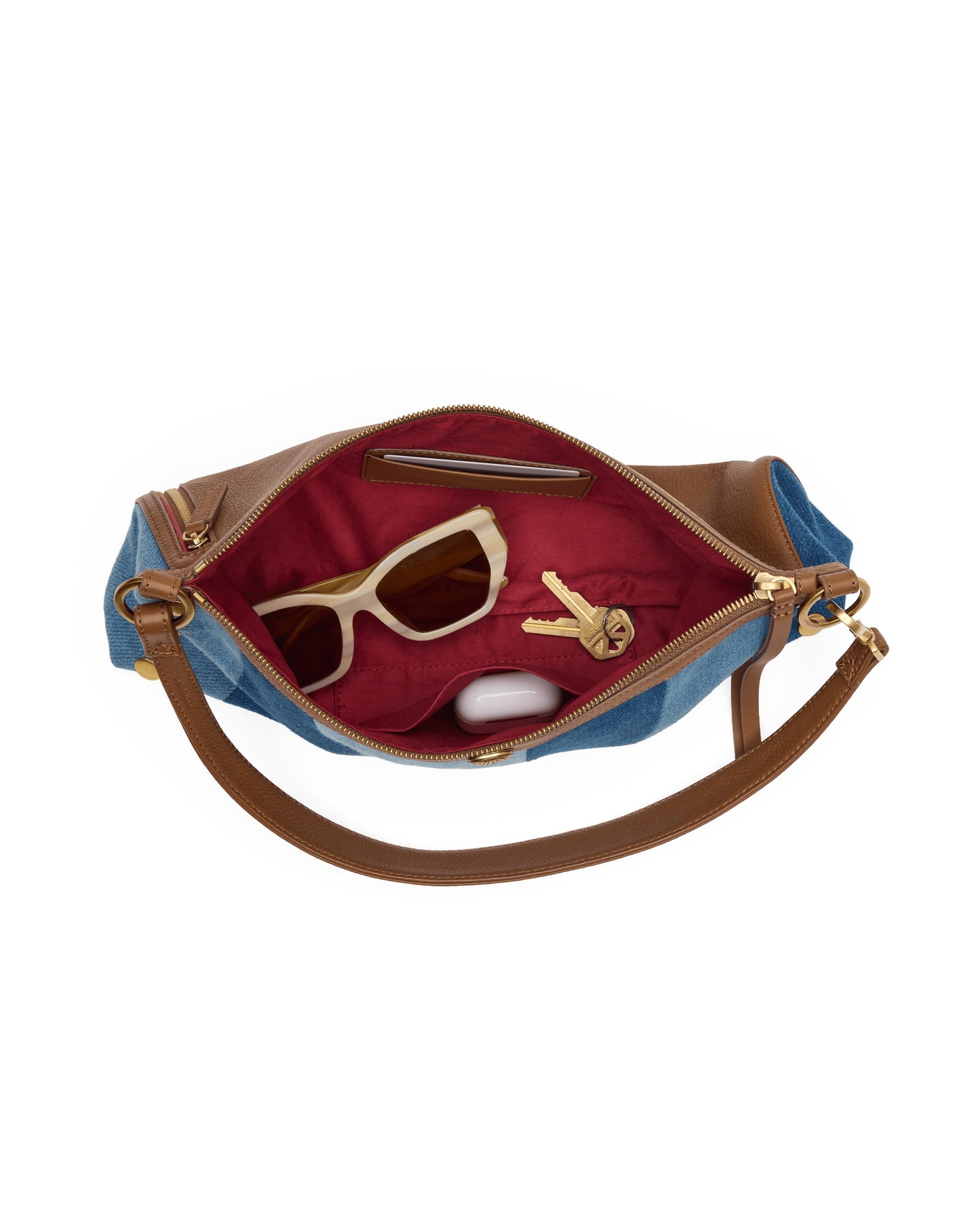Hammitt Kyle Medium - Denim Shoulder Bag
