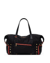 Black Nylon/Gold Red Zip