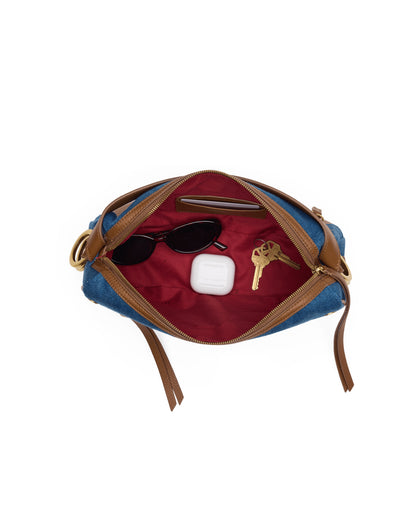 Hammitt Doxie Medium - Denim Shoulder Bag