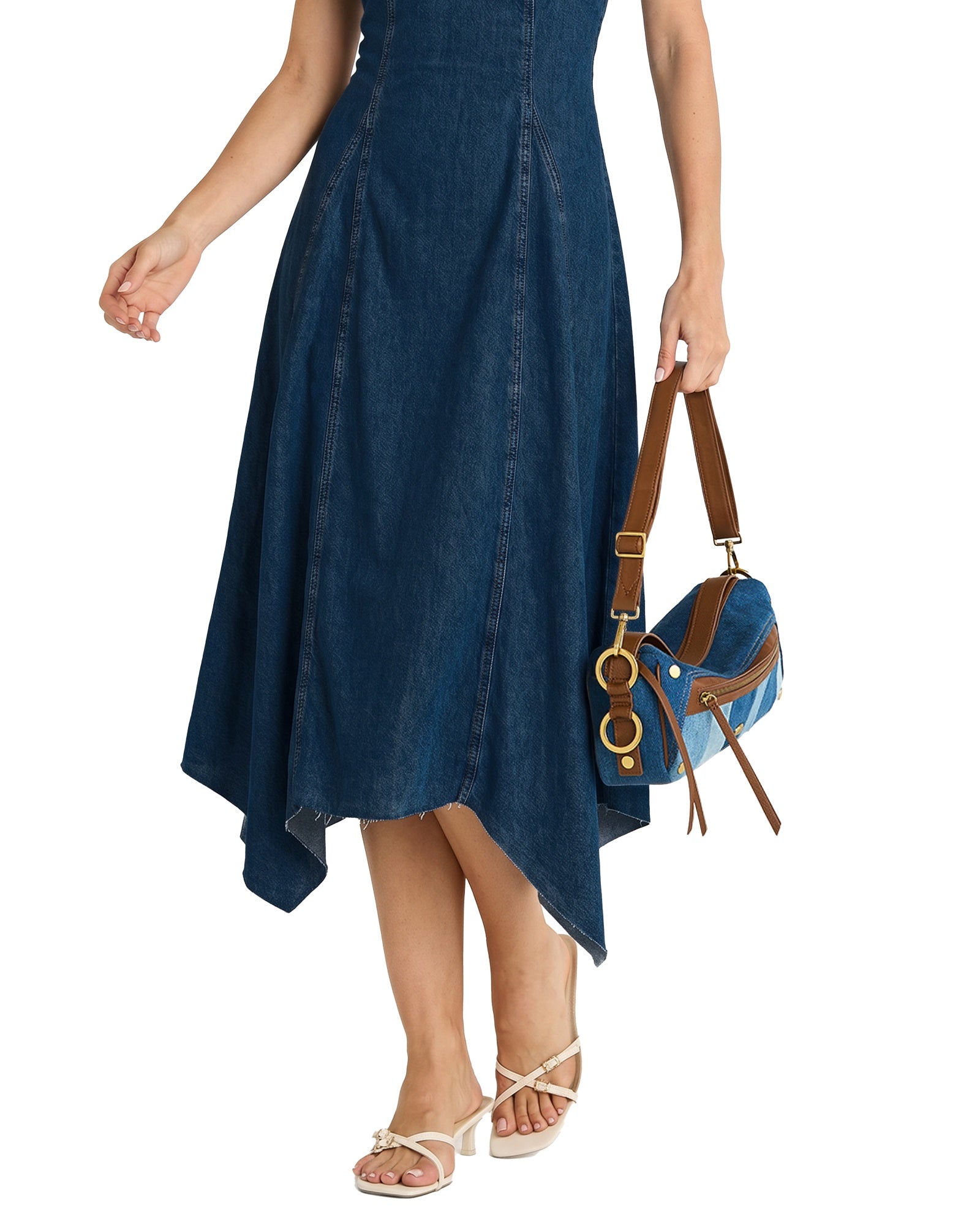 Hammitt Doxie Medium - Denim Shoulder Bag