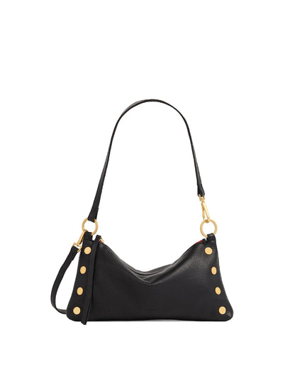 Black/Brushed Gold Red Zip 01