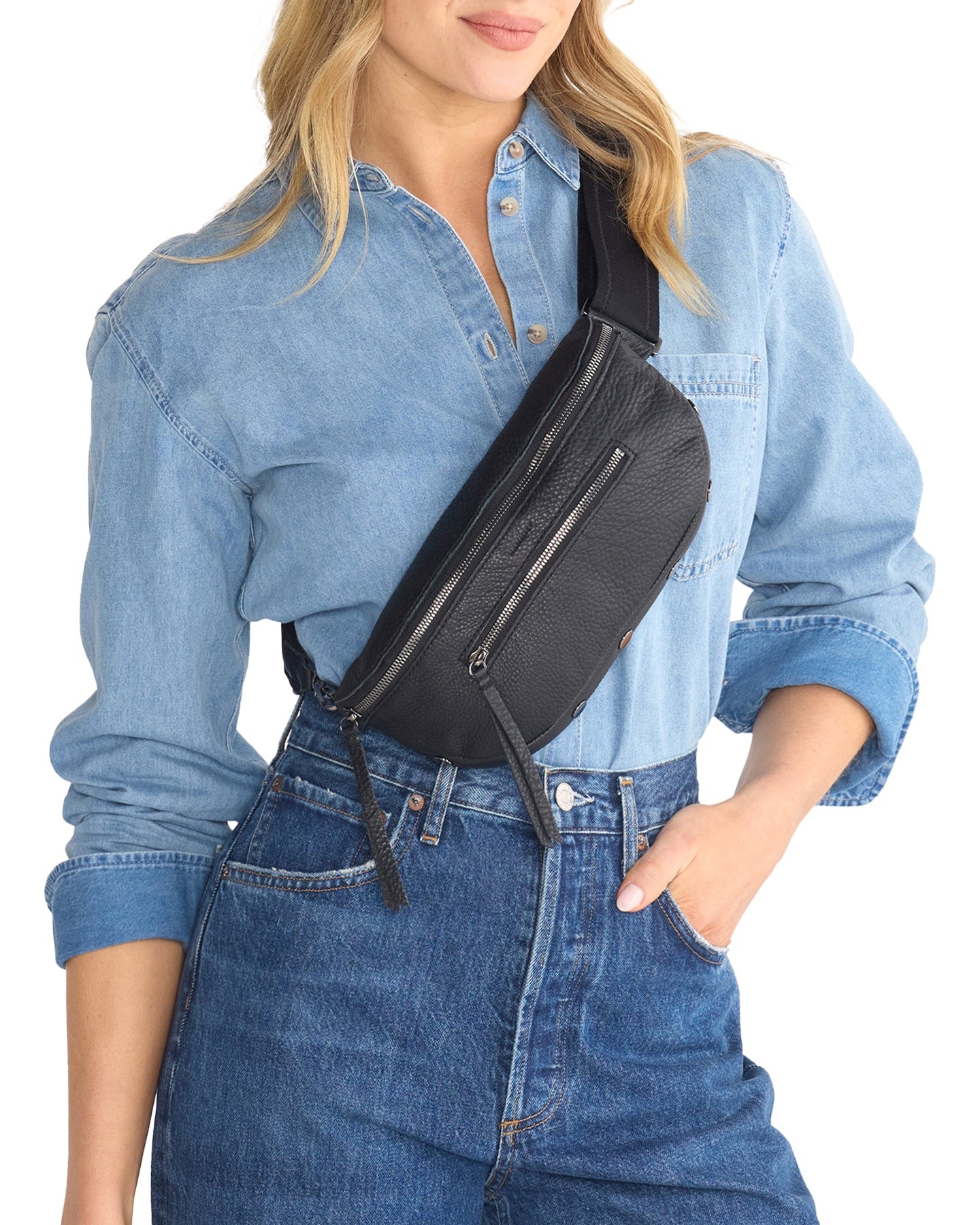 Hammitt Charles Crossbody  Medium - Soft Leather Crossbody Bag