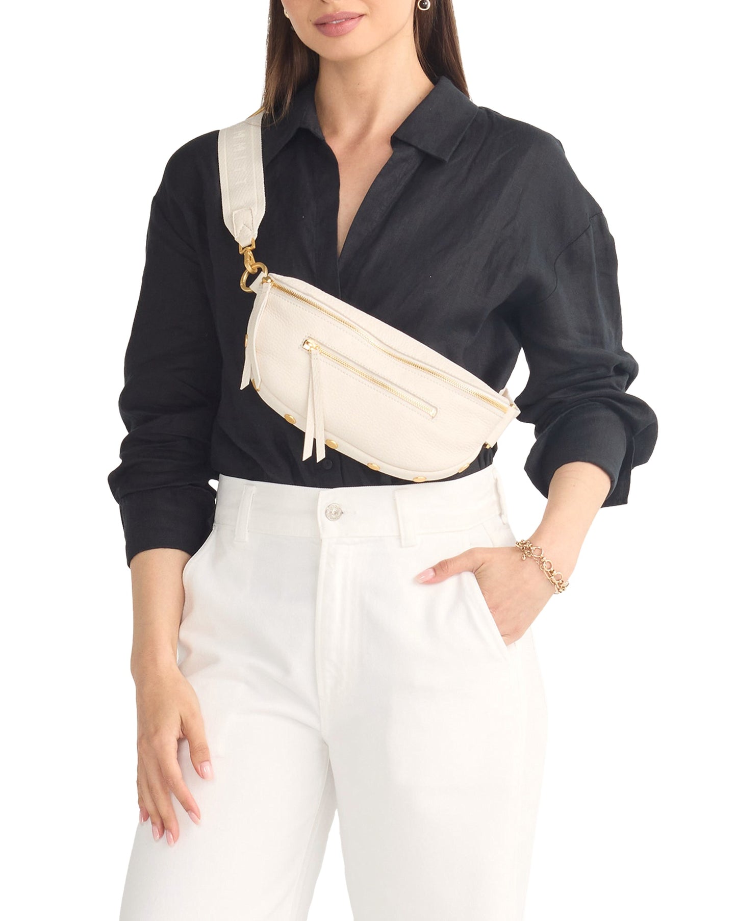 Hammitt Charles Crossbody  Medium - Soft Leather Crossbody Bag
