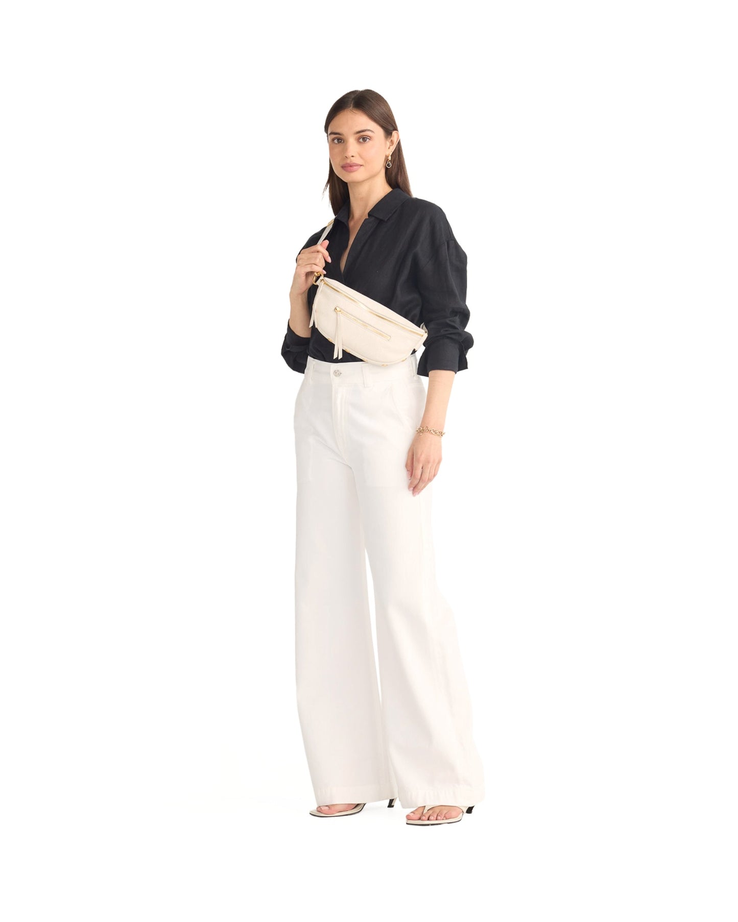 Hammitt Charles Crossbody  Medium - Soft Leather Crossbody Bag
