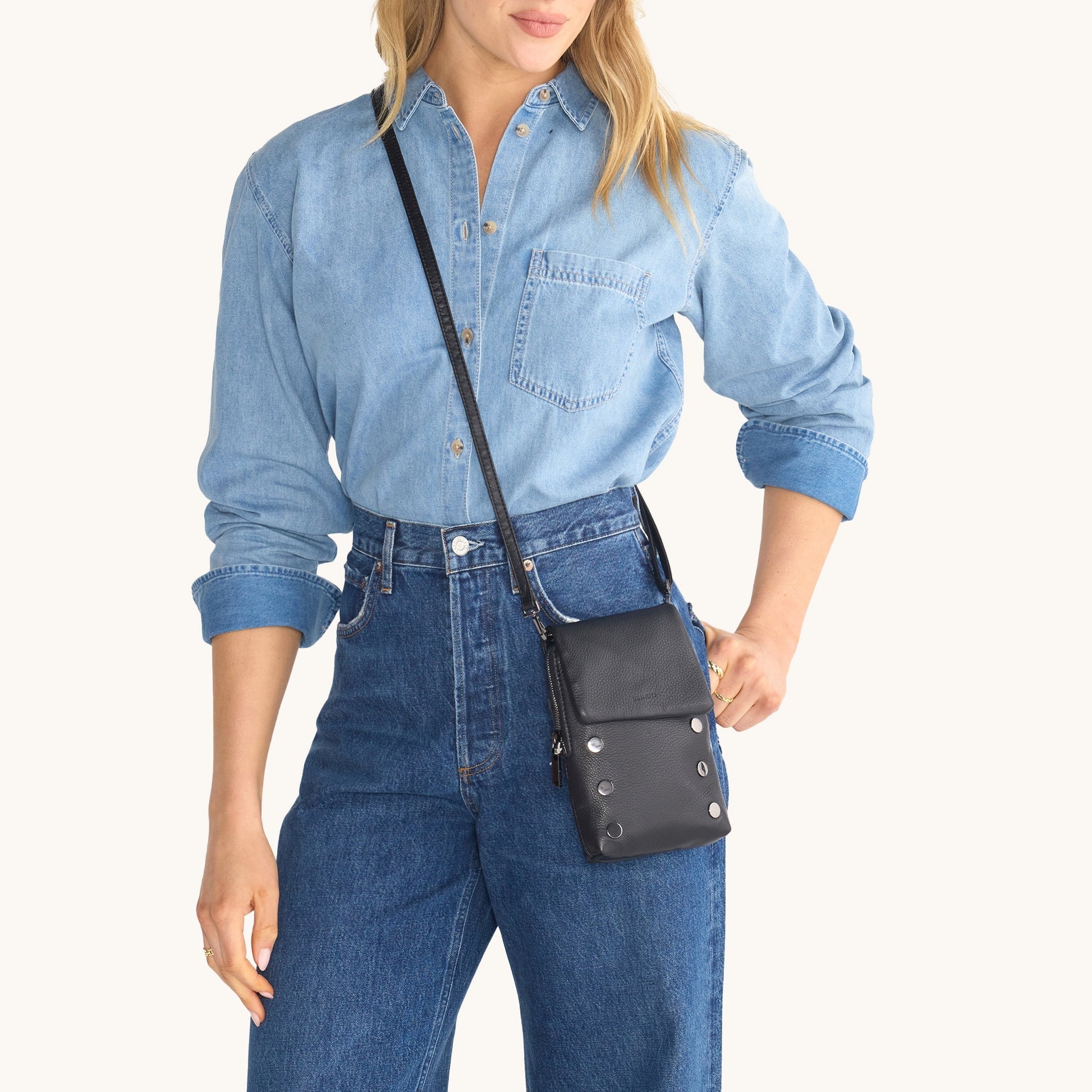 Hammitt VIP Mobile  One Size - Soft Leather Crossbody Bag