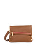 Mahogany Pebble/Brushed Gold Red Zip