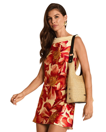 Hammitt Tim Medium - Raffia Shoulder Bag