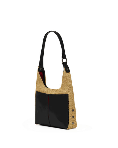 Hammitt Tim Medium - Raffia Shoulder Bag