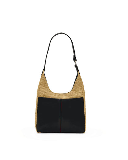 Hammitt Tim Medium - Raffia Shoulder Bag