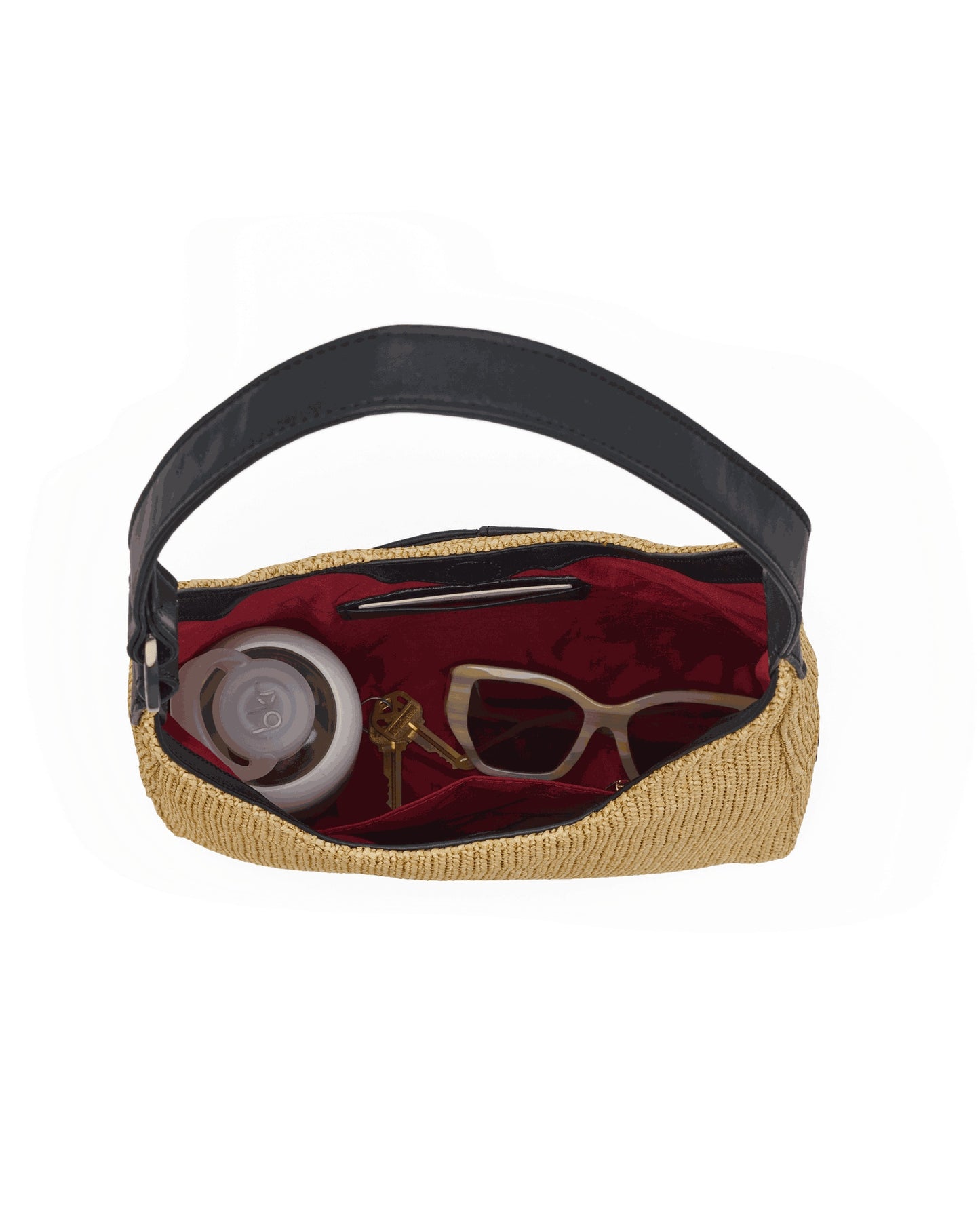 Hammitt Tim Medium - Raffia Shoulder Bag