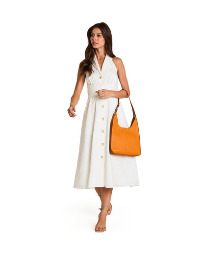 Hammitt Tim Medium - Soft Pebbled Letaher Shoulder Bag