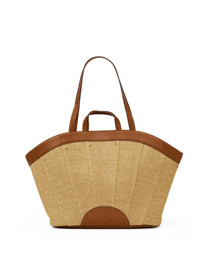 Cocoa Raffia/Gold