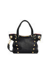 Black/Brushed Gold Red Zip 01
