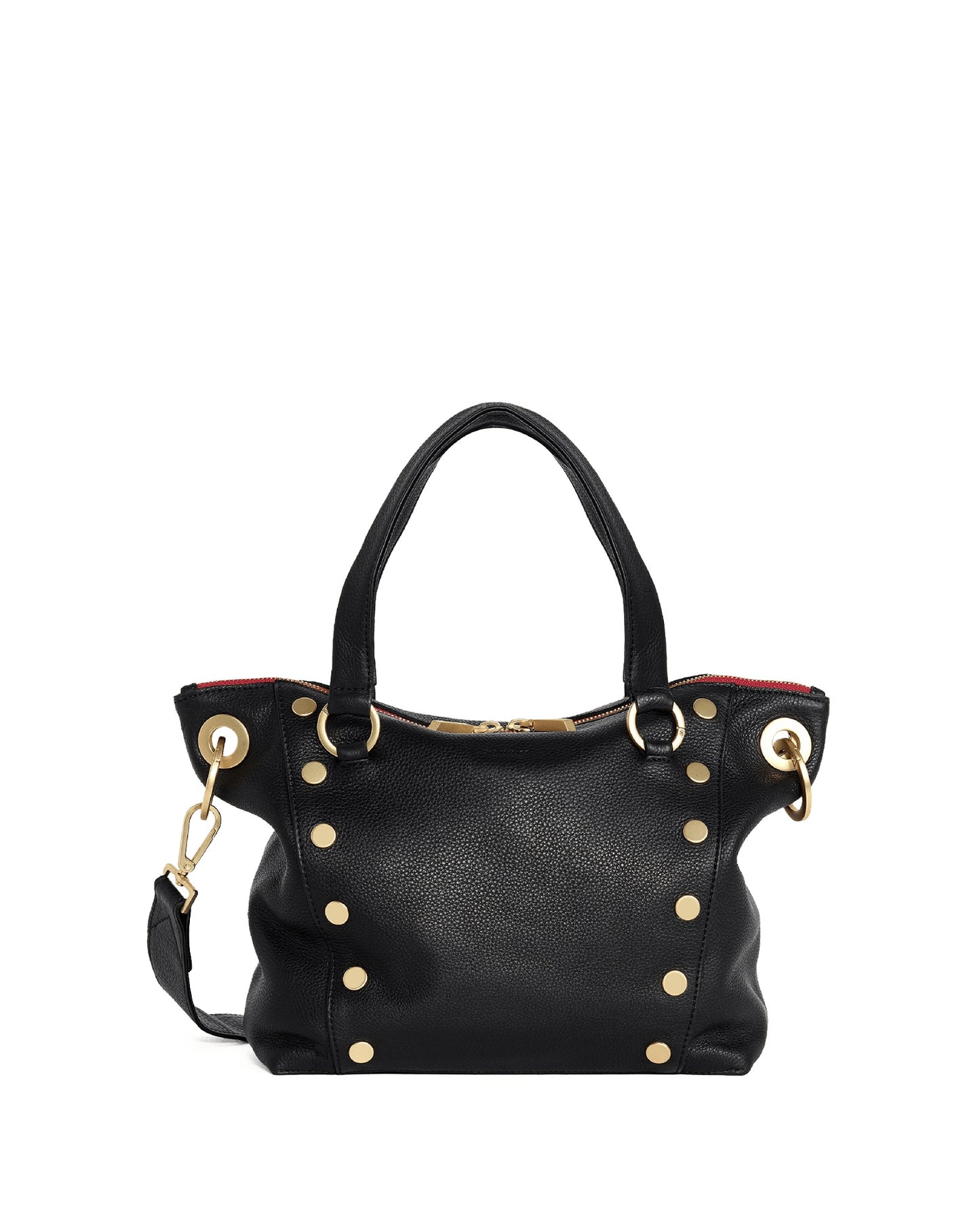 Black/Brushed Gold Red Zip 01