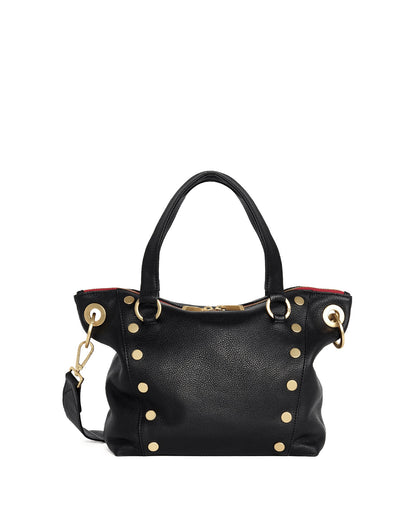 Black/Brushed Gold Red Zip 01