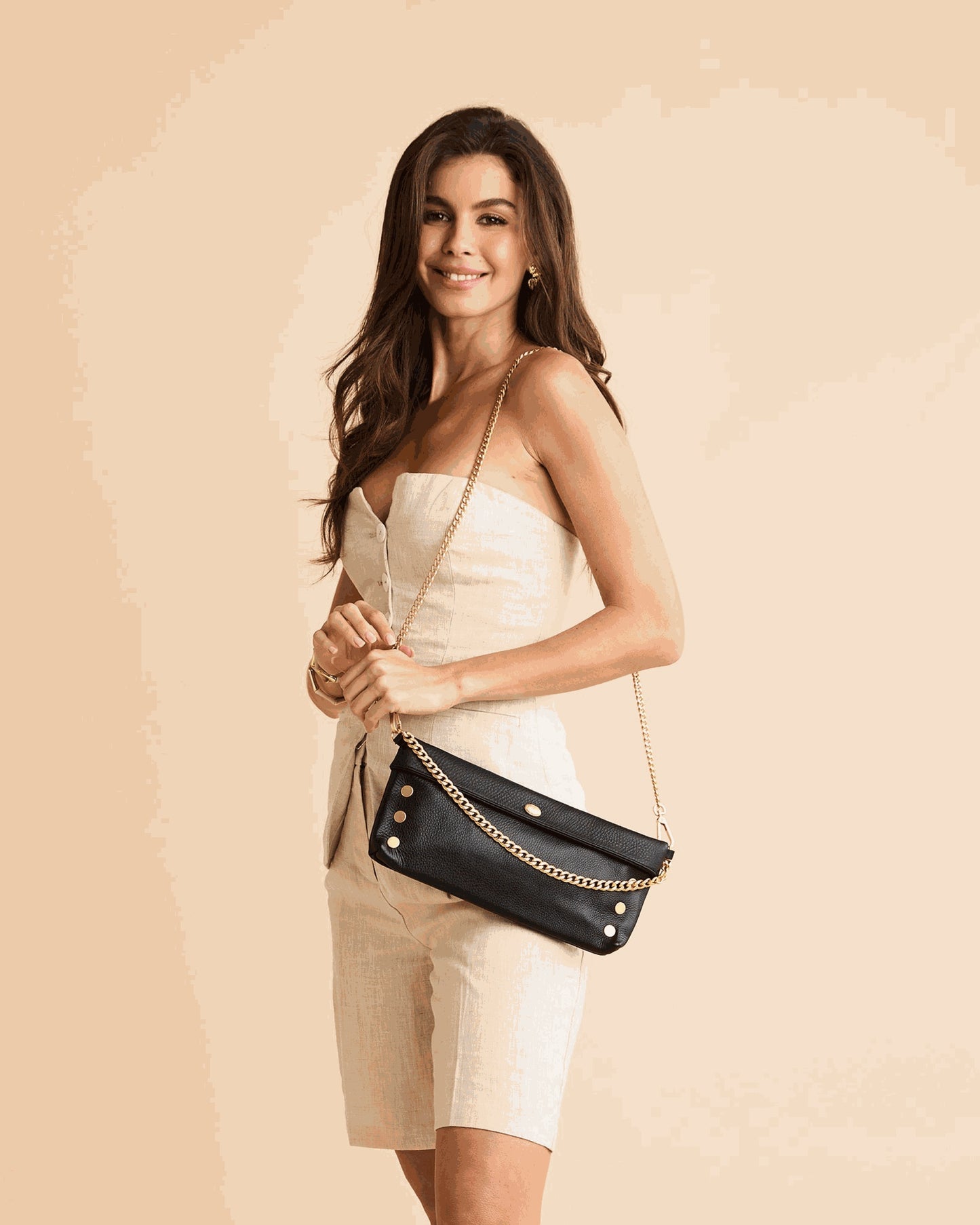 Hammitt Invitation Clutch  One Size - Soft Leather Clutch