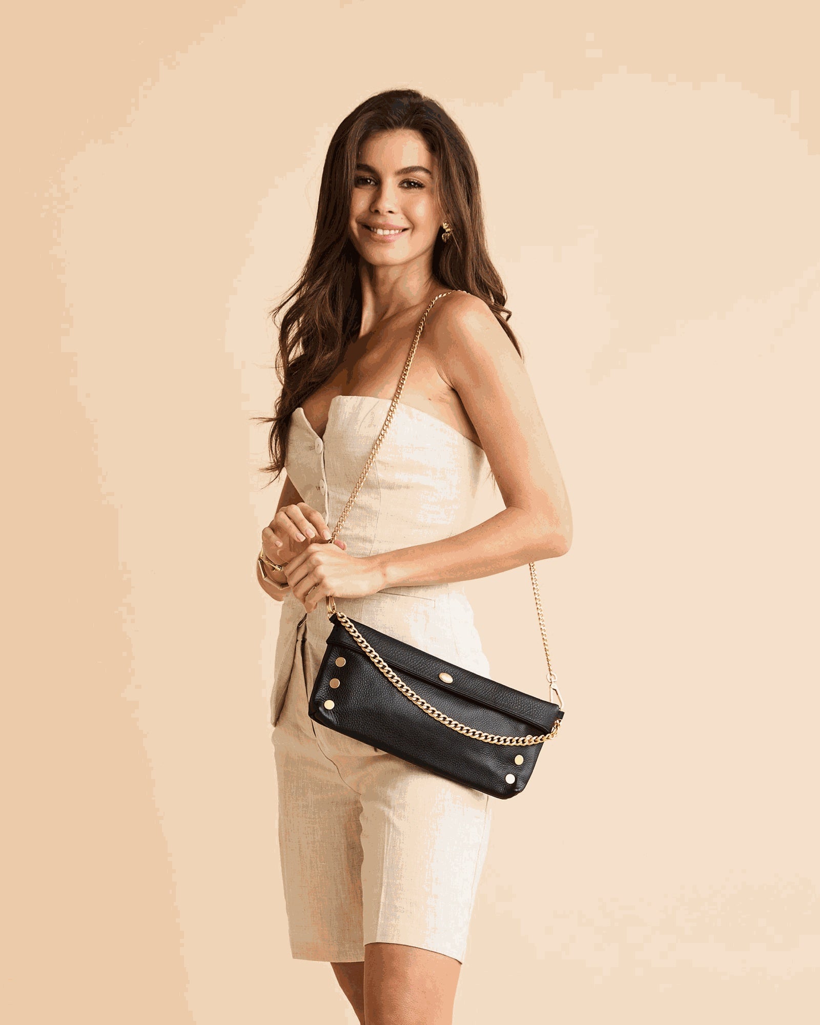 Hammitt Invitation Clutch  One Size - Soft Leather Clutch