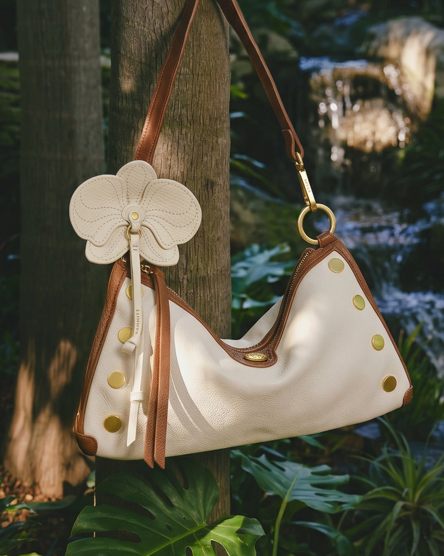 Hammitt Orchid Charm One Size - Leather Bag Charm