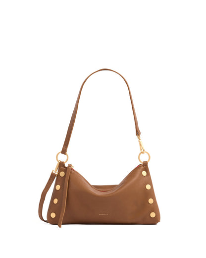 Mahogany Pebble/Brushed Gold Red Zip 01