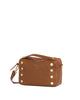 Mahogany Pebble/Brushed Gold Red Zip