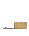 Noir Smooth Raffia/Gunmetal