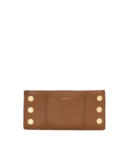 Mahogany Pebble/Brushed Gold Red Zip