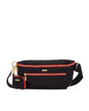 Black Nylon/Gold Red Zip