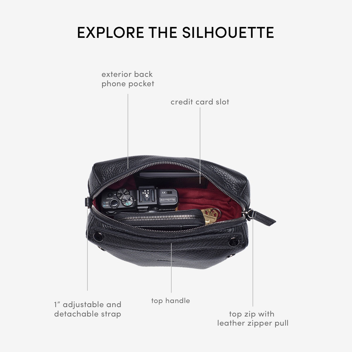 Hammitt Evan Crossbody  Small - Soft Leather Crossbody Bag