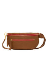 Mahogany Pebble/Brushed Gold Red Zip 02