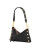 Black Pebbled/Brushed Gold